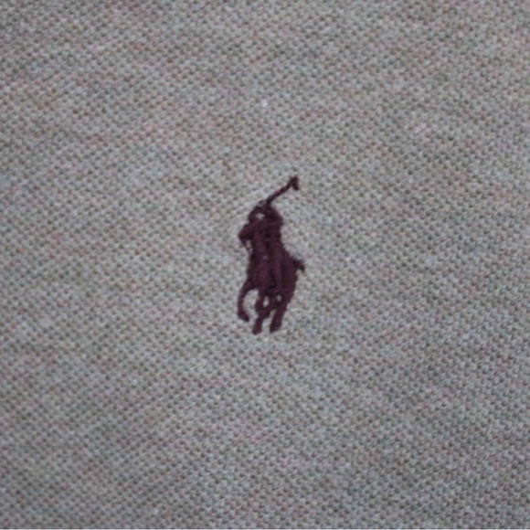 POLO RALPH LAUREN Men's Mesh Long-Sleeve Polo Shirt - Picture 3 of 4